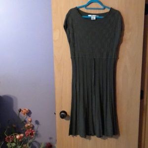 Max studio, green, sweater dress
